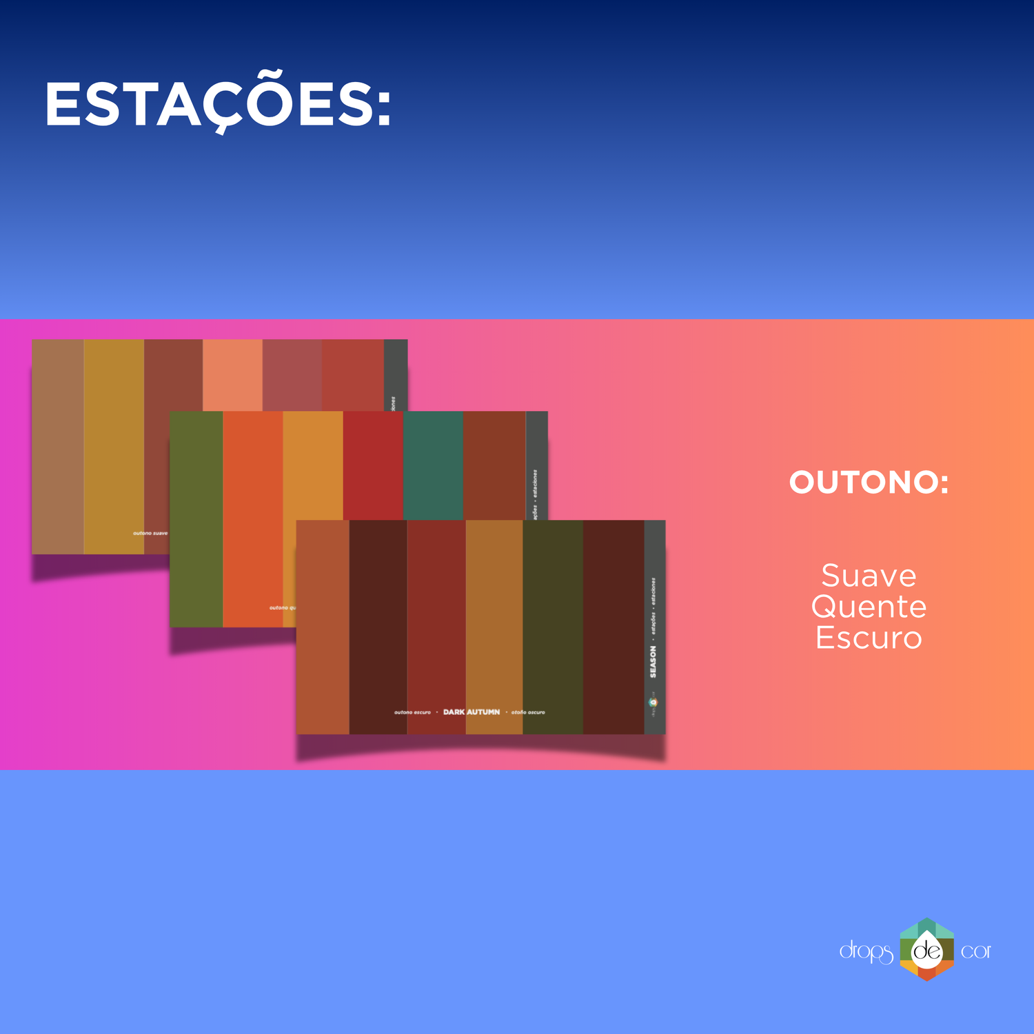 Nova Edição 2026 - Kit Drapes das 12 Estações - Melhores Cores